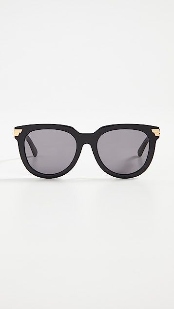 Feminine Round Acetate Sunglasses | Shopbop