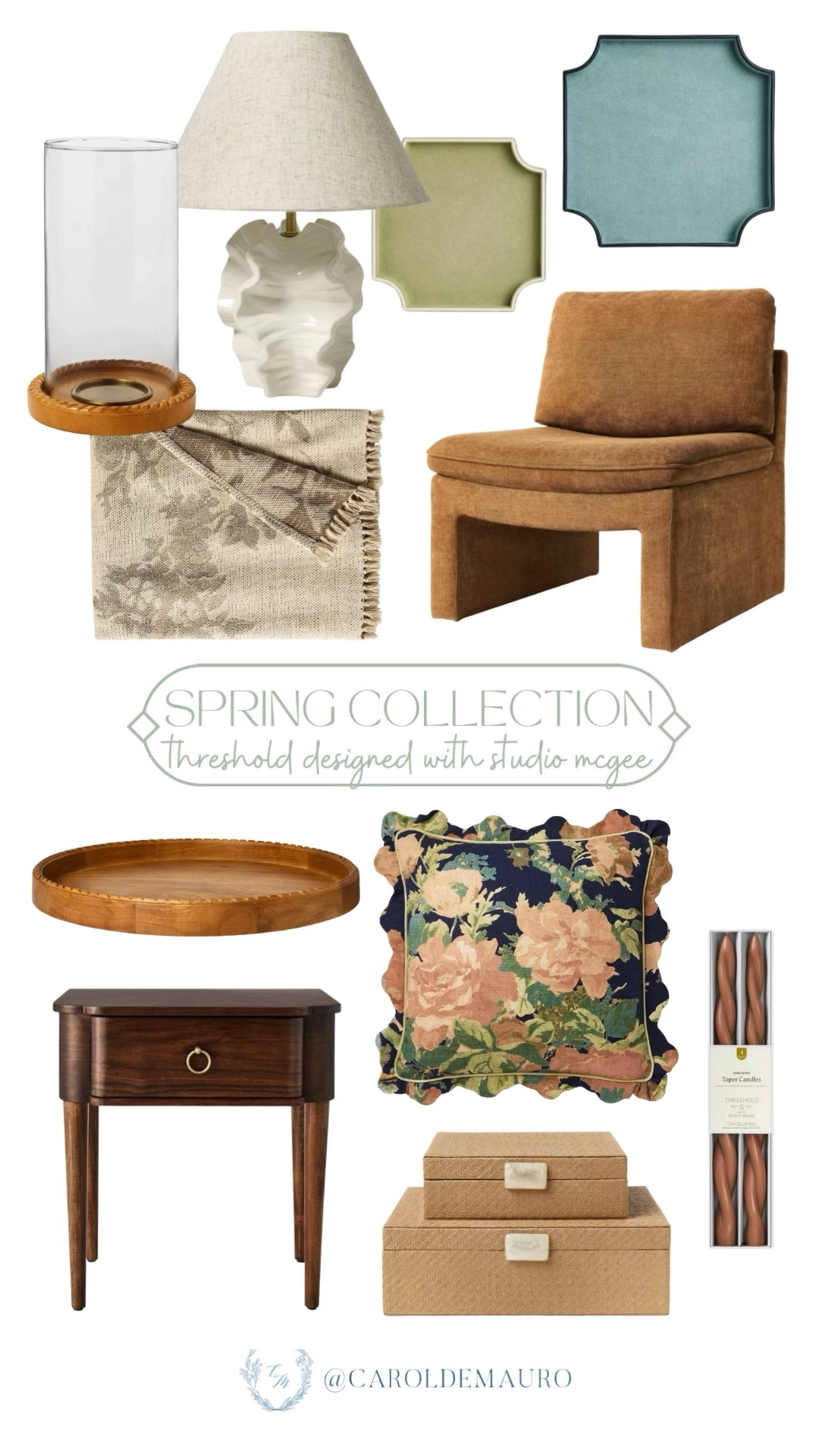 It’s officially never too early for spring in this house! Give your space a fresh start with Threshold Designed With Studio McGee furniture and decor with floral prints and a vintage touch.

living room seating, entryway decor, table vignette, rattan organization, affordable finds, neutral home, home refresh, target 

#LTKHome #LTKU #LTKSeasonal