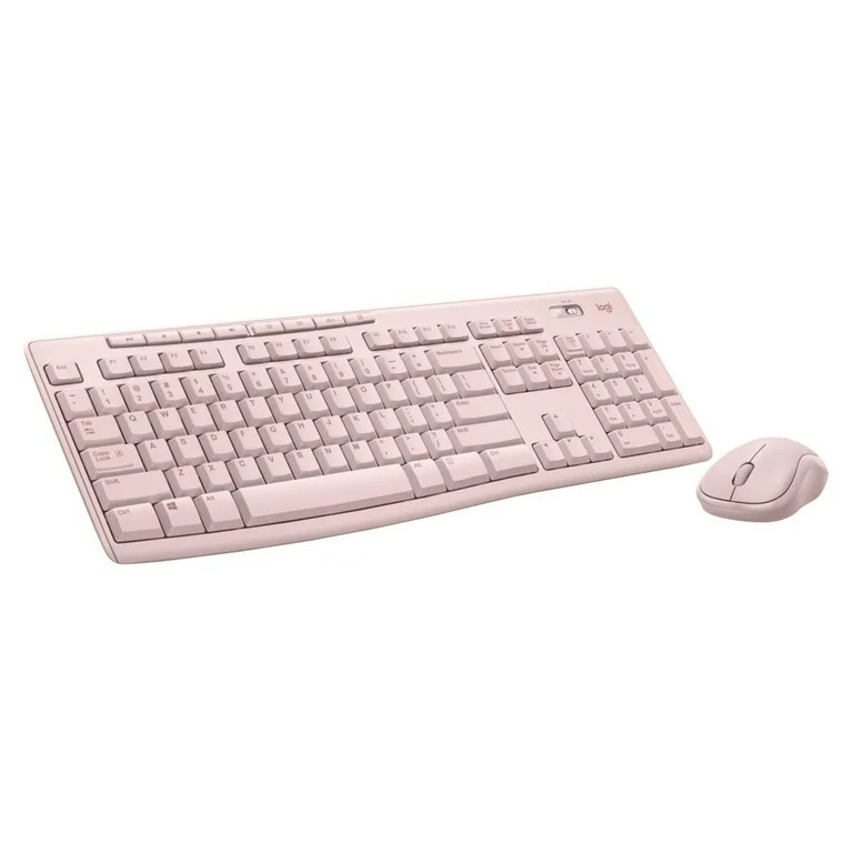 Logitech Wireless Keyboard and Mouse Combo for Windows, 2.4 GHz Wireless, Compact Mouse, Rose | Walmart (US)