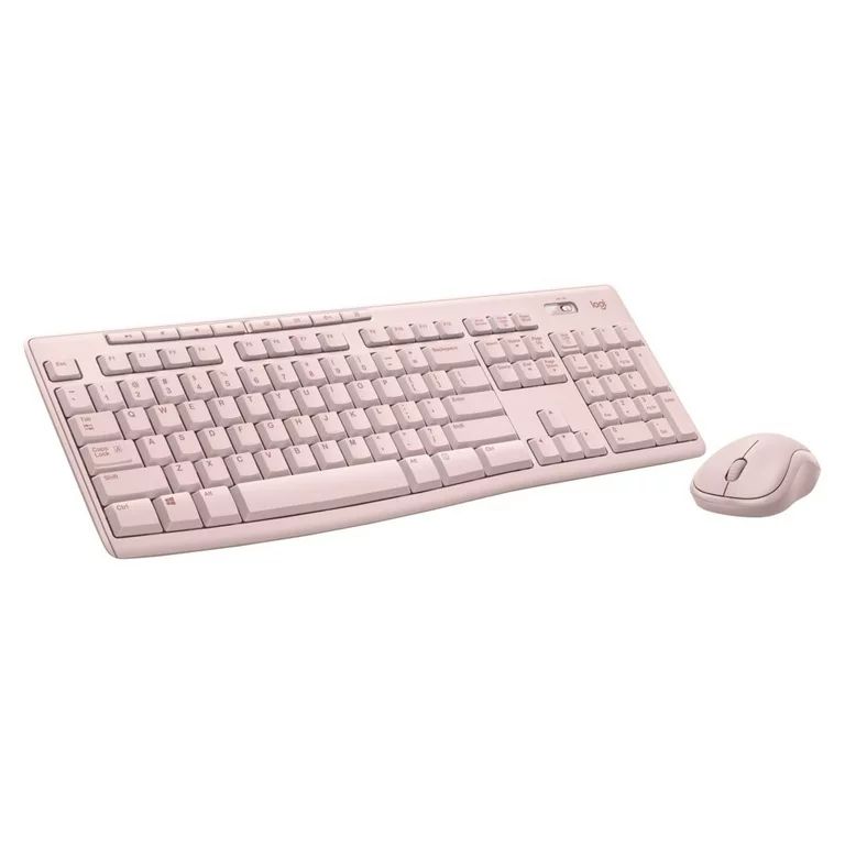 Logitech Wireless Keyboard and Mouse Combo for Windows, 2.4 GHz Wireless, Compact Mouse, Rose | Walmart (US)