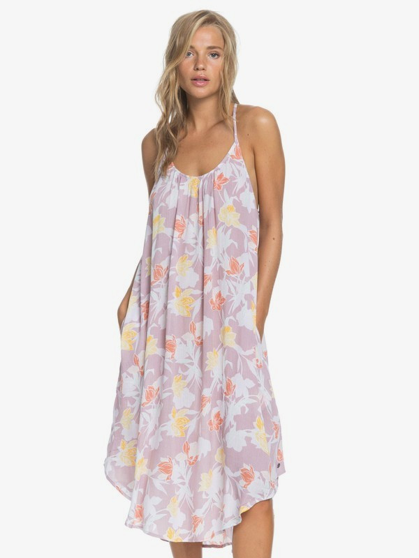 Kat Fish Midi Strappy Beach Dress | Roxy US