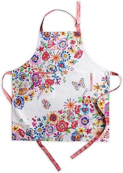 Maison d' Hermine 100% Cotton Kitchen Apron with an Adjustable Neck with Long Ties for Women Men ... | Amazon (US)