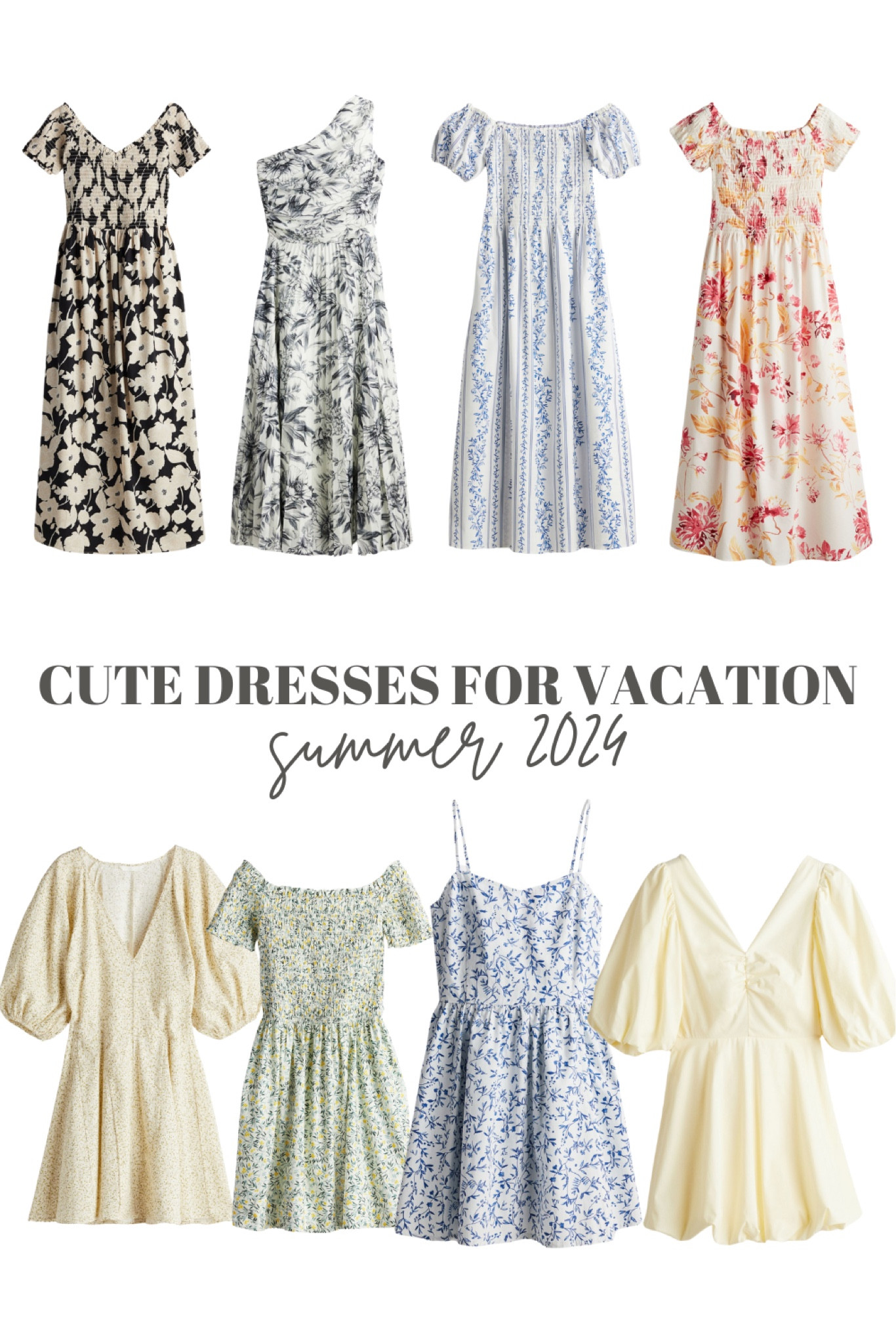 Summer dress ideas for 2024! 

Summer dress inspo, dress inspiration, summer dresses, dresses for this summer 2024, go to summer dress, cute summer dresses, dresses for vacation, dresses for trips, floral print dress, maxi dresses, boho style dress, wrap dresses, midi length dresses, pretty summer dresses 

#LTKU #LTKstyletip #LTKSeasonal