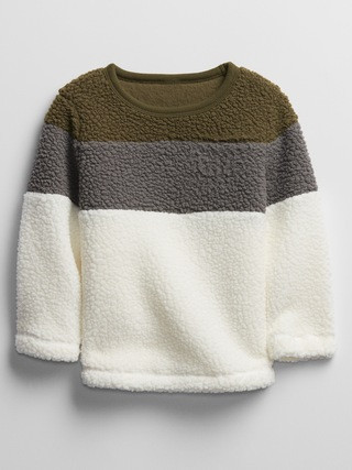 Toddler Sherpa Crewneck Sweater | Gap Factory