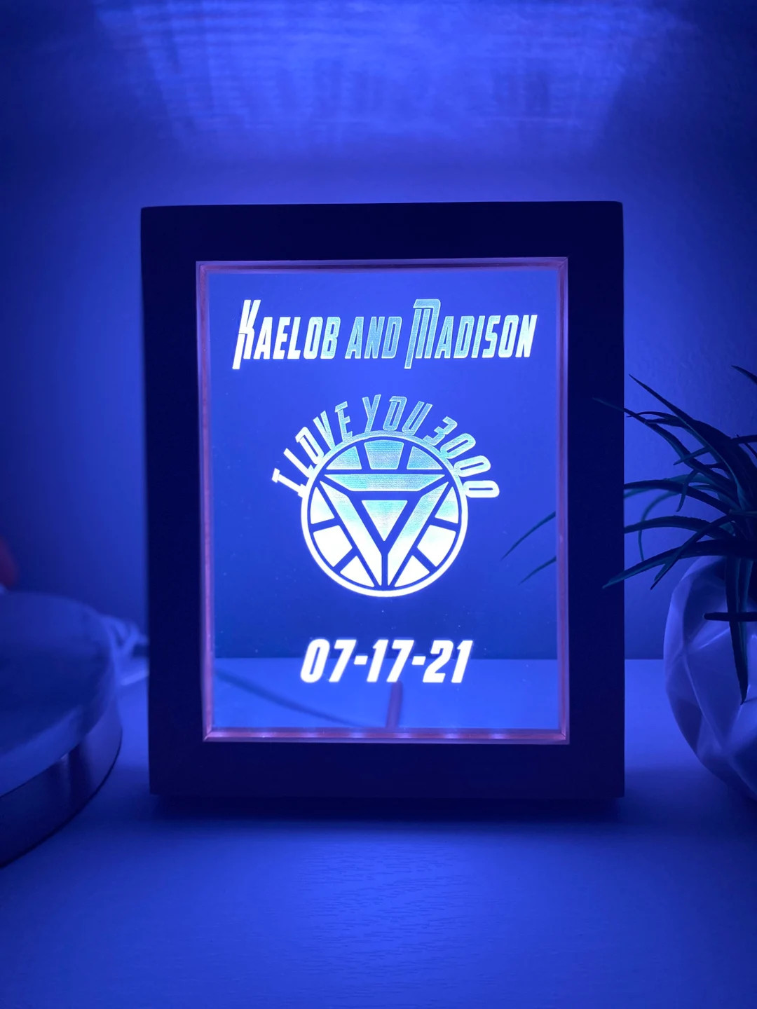 I Love You 3000 Night Light - I Love You - Multiverse Night Light - Anniversary Gift - Gift for H... | Etsy (US)