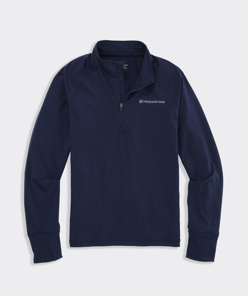 Boys' Performance Island Time Quarter-Zip | vineyard vines