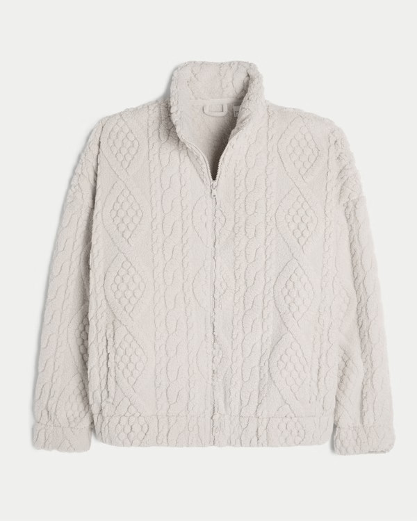 Women's Gilly Hicks Cozy Zip-Up Sweatshirt | Women's Tops | HollisterCo.com | Hollister (US)