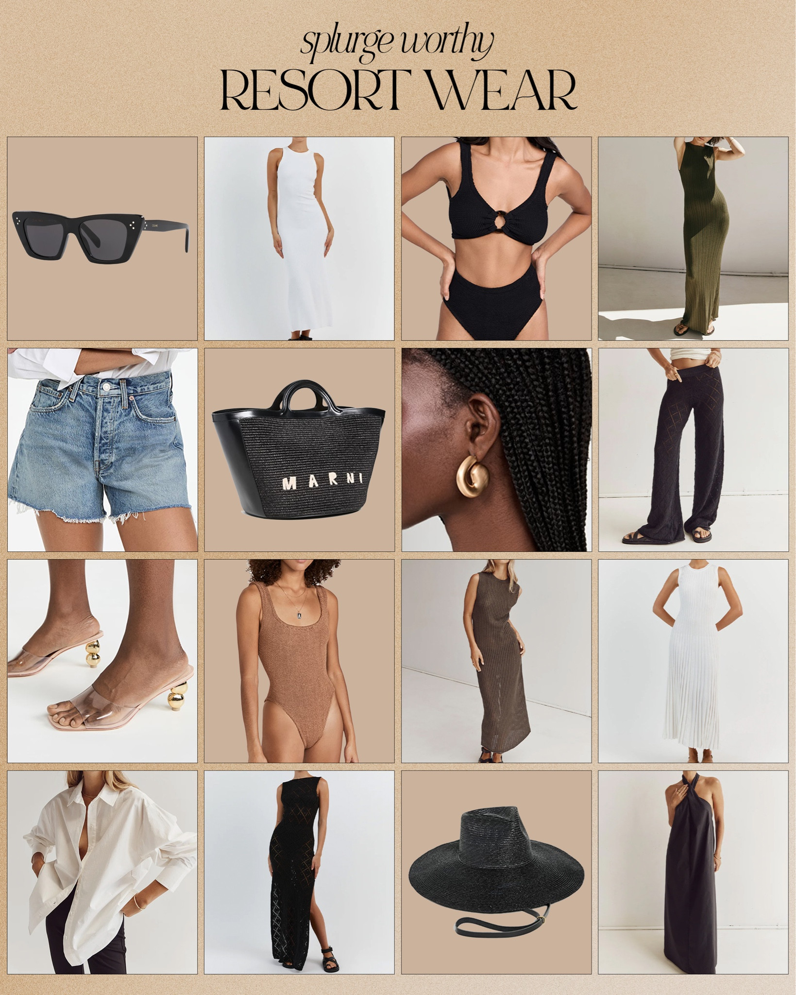 Chic & splurge worthy resort wear!

#LTKswim #LTKtravel #LTKshoecrush