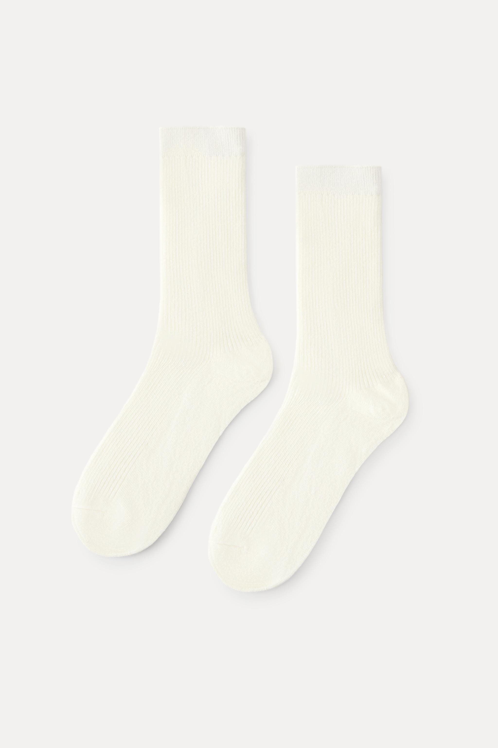 RIBBED COTTON SOCKS | Zara US