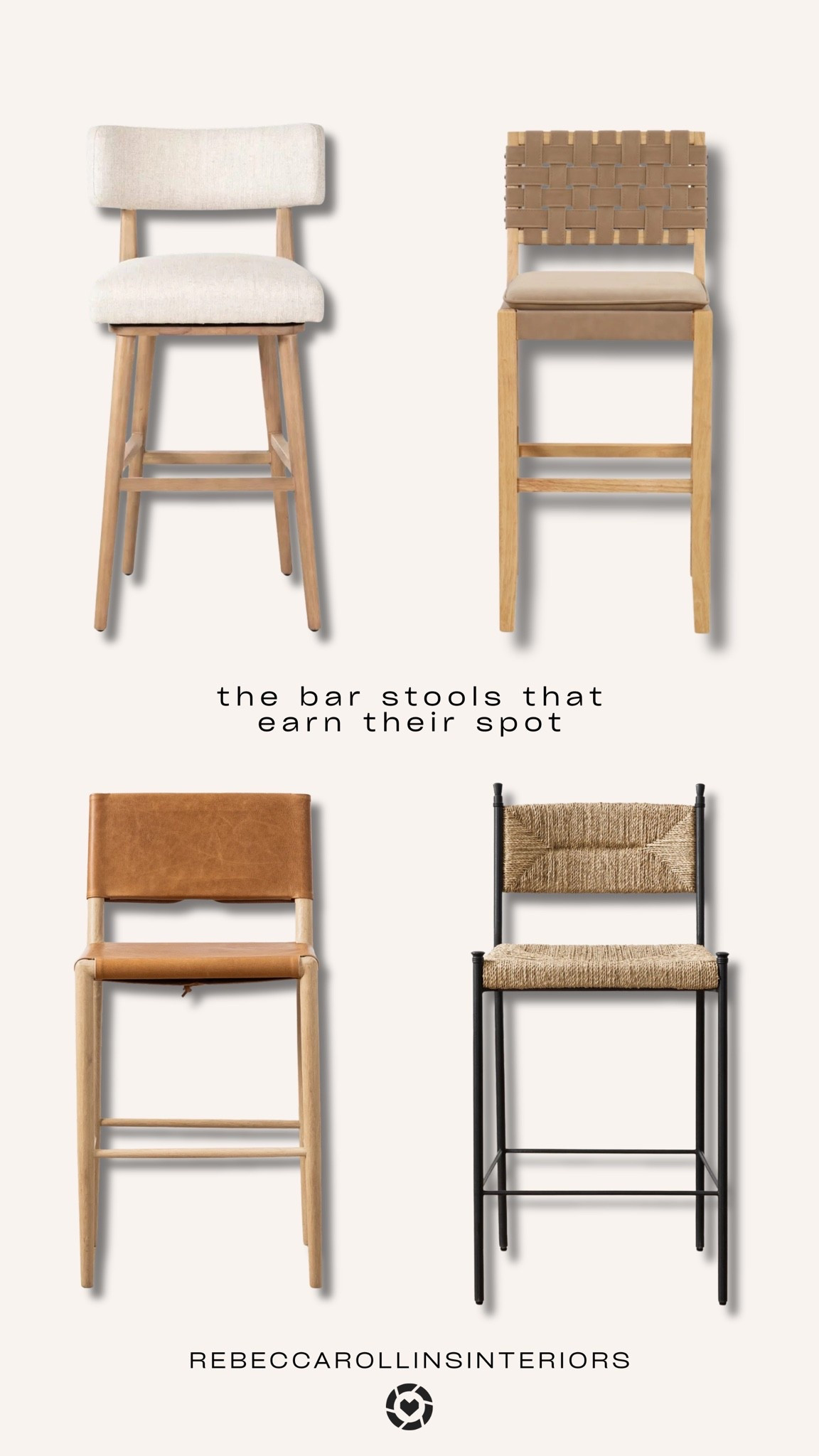 Bar stools that turn your kitchen island into a moment — shop them all here. 🤍

#interiordesign #barstools #kitchendesign

#LTKHome #LTKSaleAlert
