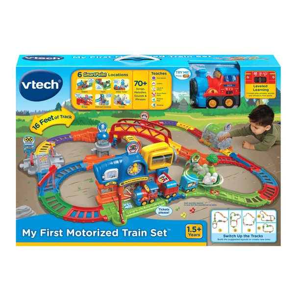 VTech® My First Motorized Train Set with SmartPoint Train - English Version, 1.5+ Yrs, VT 1ST TR... | Walmart (CA)
