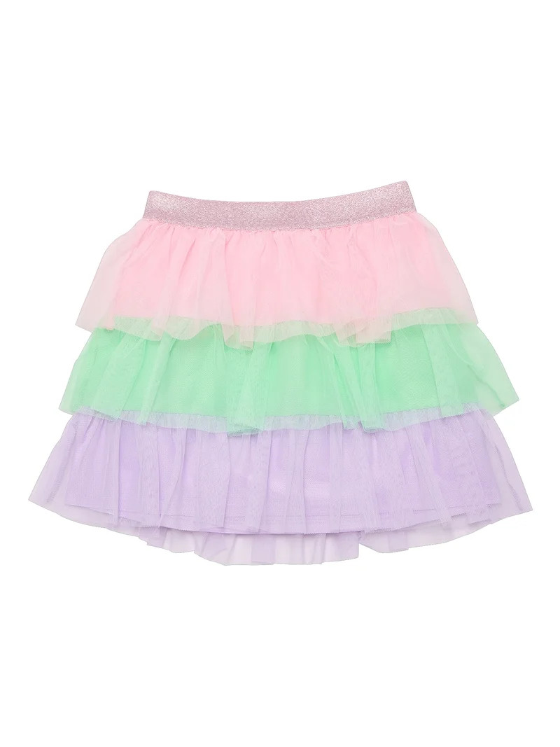 Easter Girls Tiered Tutu Skirt from Way To Celebrate, Sizes 4-18 | Walmart (US)
