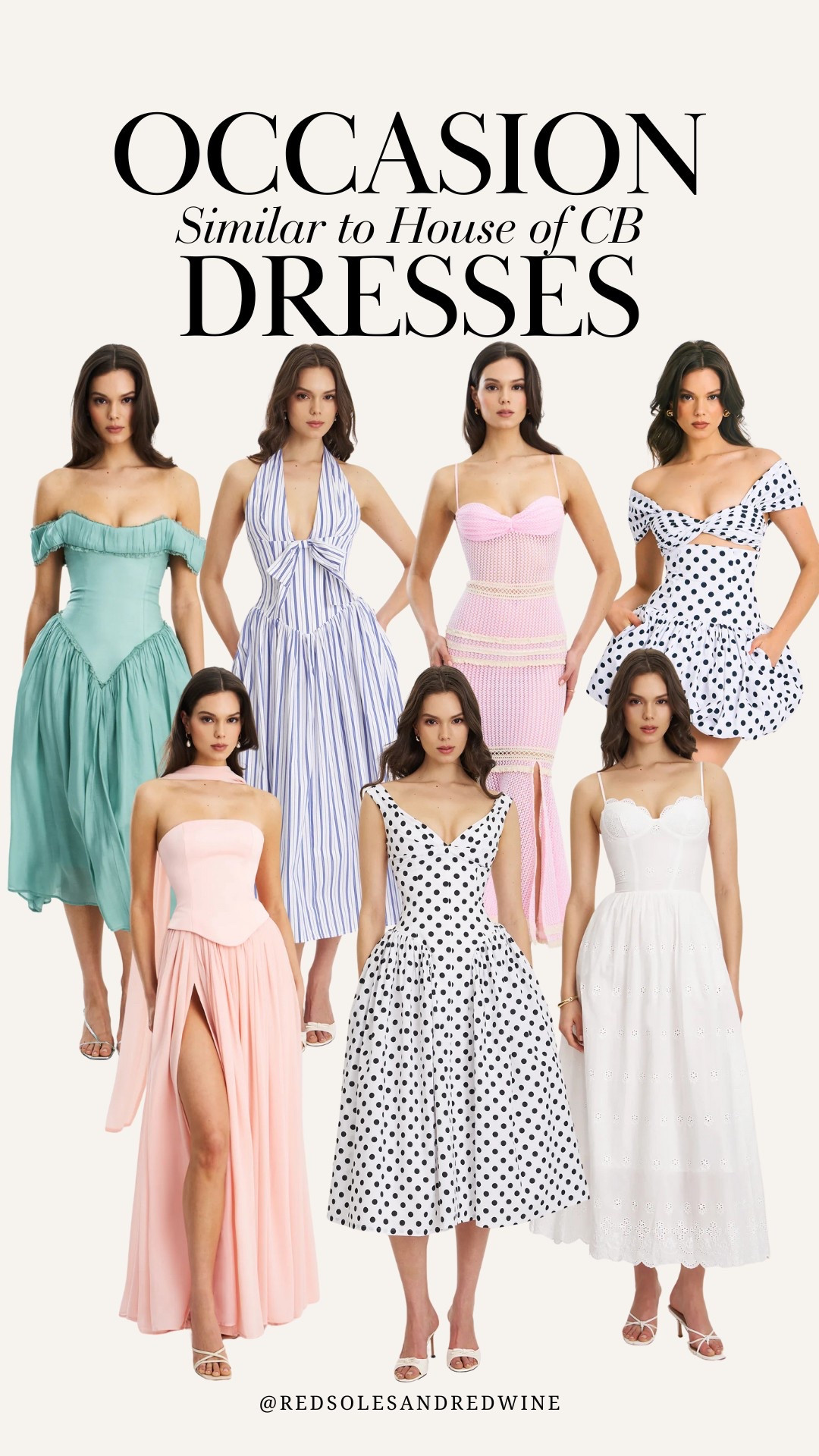 Special occasion dresses that look like House of CB! Affordable event dress, wedding guest dress, vacation dress, summer dress 

#LTKStyleTip #LTKWedding