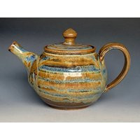 stoneware Teapot Ceramic Pottery | Etsy (US)