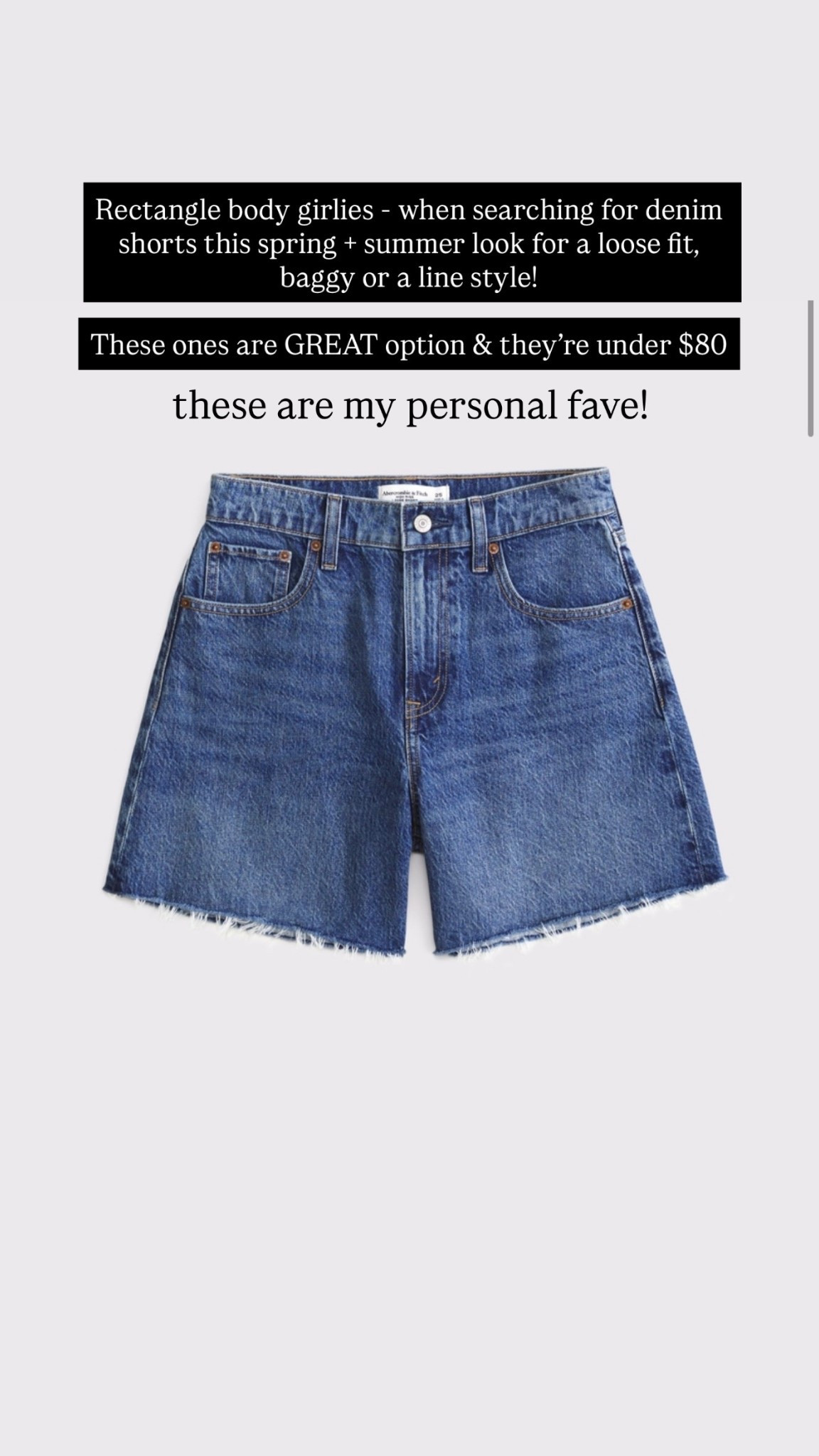 Rectangle body girls - try these shorts! These are the most flattering for our body type! They’re also plenty long enough! 6” inseam!