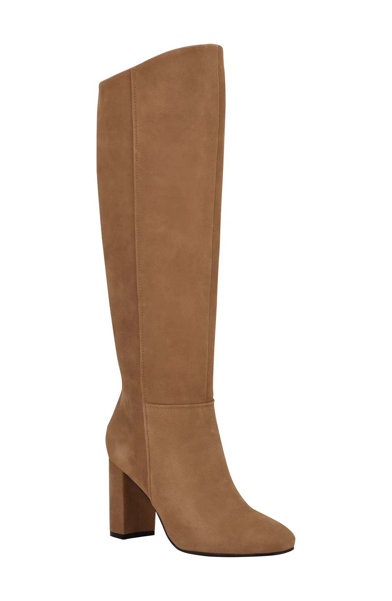 Calvin Klein Almay Knee High Boot in Brown at Nordstrom, Size 7 | Nordstrom