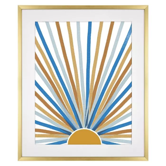20" x 24" Matted to 16" x 20" Thin Poster Frame Brass - Room Essentials™ | Target