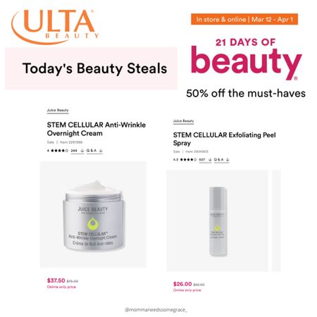 Today only! Ulta deals! 

#LTKsalealert #LTKSeasonal #LTKbeauty