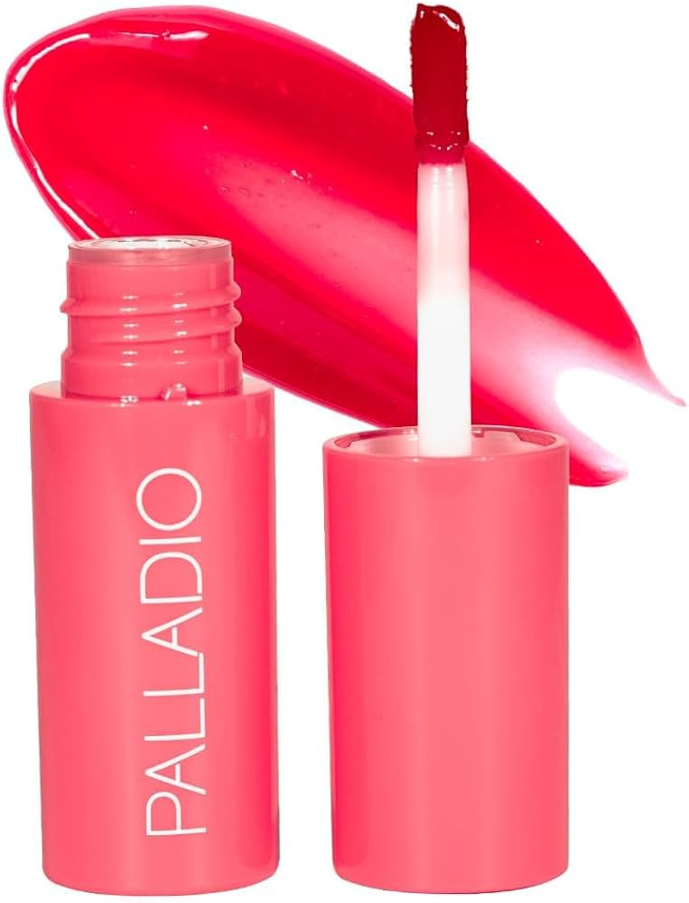 Palladio Jelly Tint, Liquid Stain for Cheeks & Lips, Vivid Color Lip Stain, Lightweight Non-Stick... | Amazon (US)