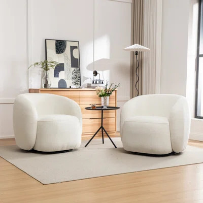 Upholstered Swivel Barrel Chair | Wayfair Professional