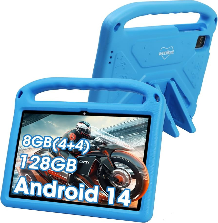 2024 Upgraded Kids Tablet, Weelikeit 10-Inch Android 14 Tablet for Kids, 8GB (4+4) RAM + 128GB St... | Amazon (US)