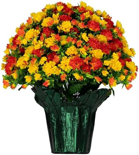 Memorial Artificial Flowers Weighted Pot Bouquet Decoration - Height 18"-20" - Artificial Greener... | Amazon (US)