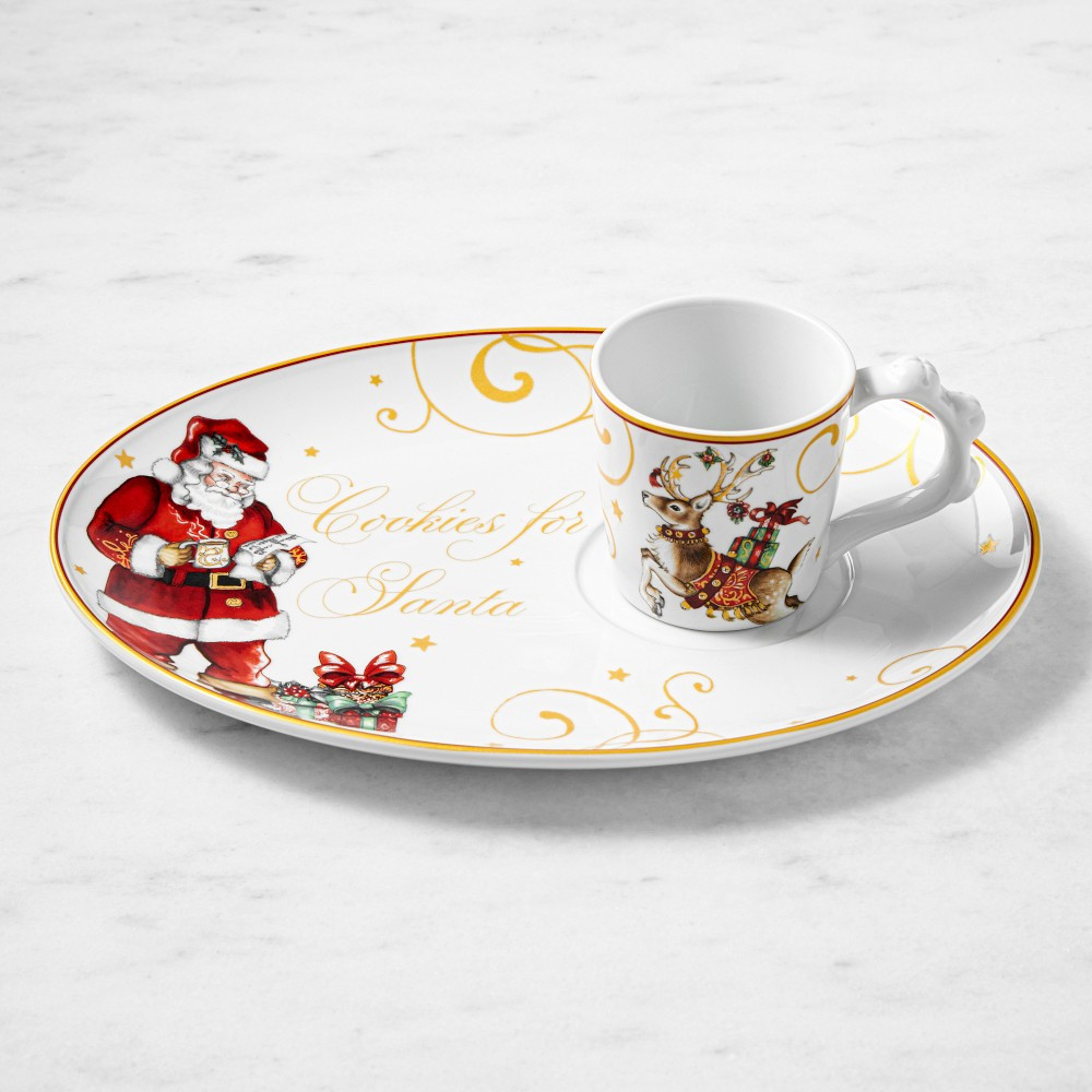'Twas the Night Before Christmas Milk & Cookie Plate | Williams-Sonoma