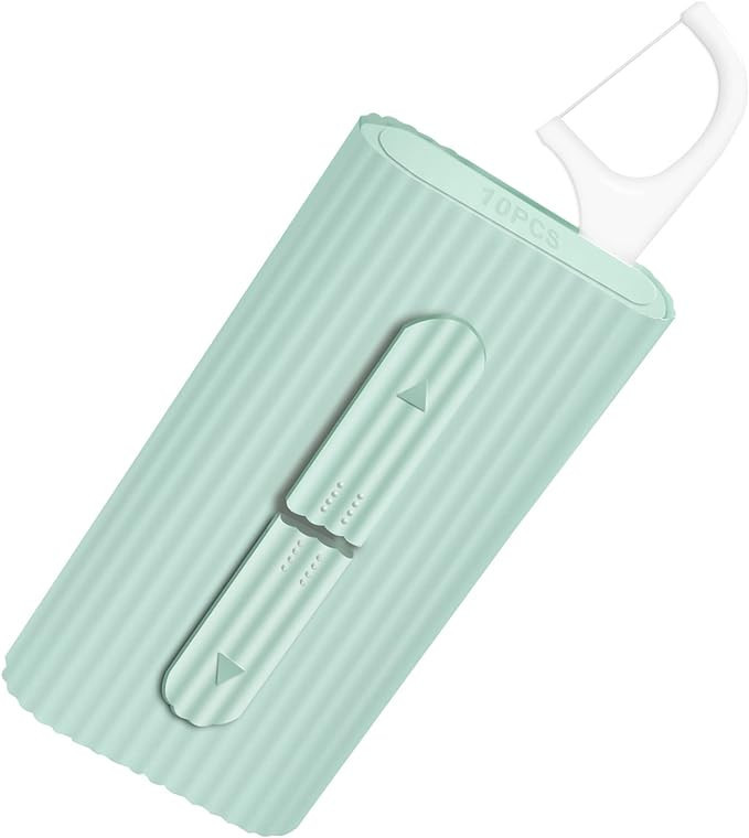 Dental Floss in Box. Portable Case, Storage 10 Picks Adult The Best Tool for Cleaning Teeth and O... | Amazon (US)