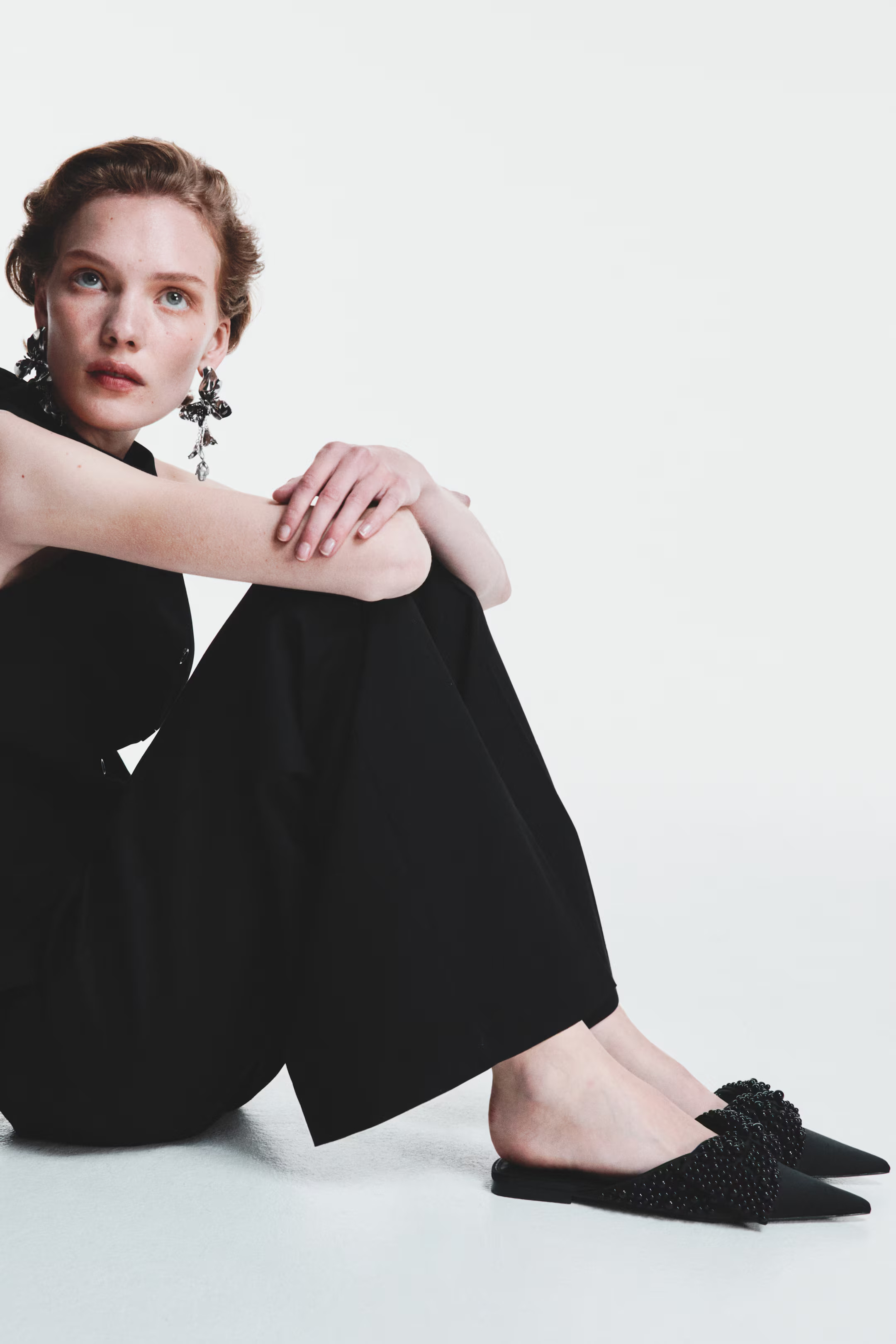 Embellished Mules - Black - Ladies | H&M US | H&M (US + CA)