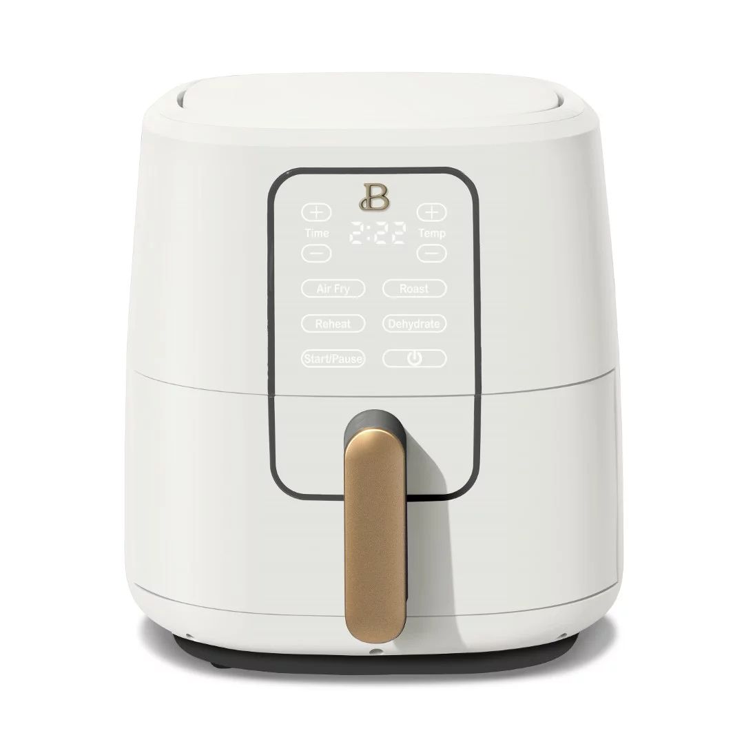 Beautiful 6 Quart Touchscreen Air Fryer, White Icing by Drew Barrymore - Walmart.com | Walmart (US)