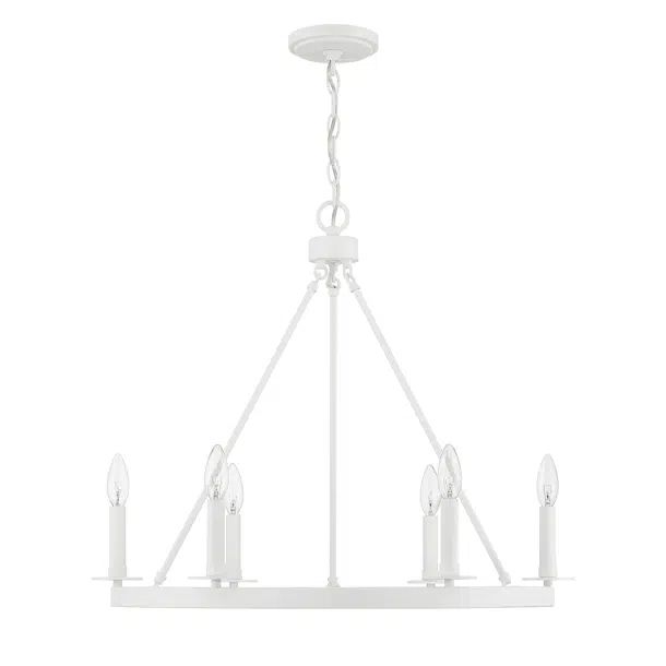 Mellodee 6 - Light Dimmable Classic / Traditional Chandelier | Wayfair North America