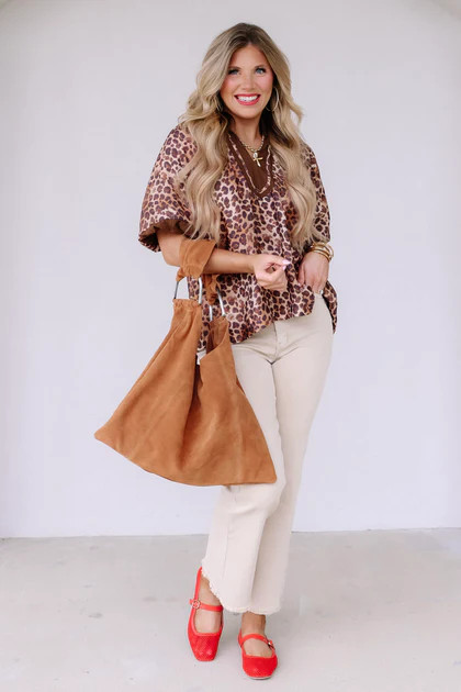 FREE PEOPLE Bobbi Saddle Slouch Suede Tote | The Willow Tree