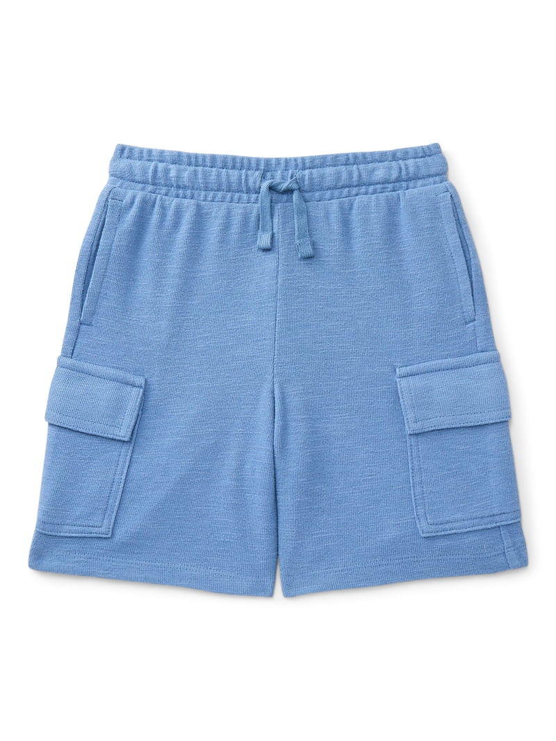 Wonder Nation Little Boys Knit Cargo Shorts, Sizes 4-10 | Walmart (US)