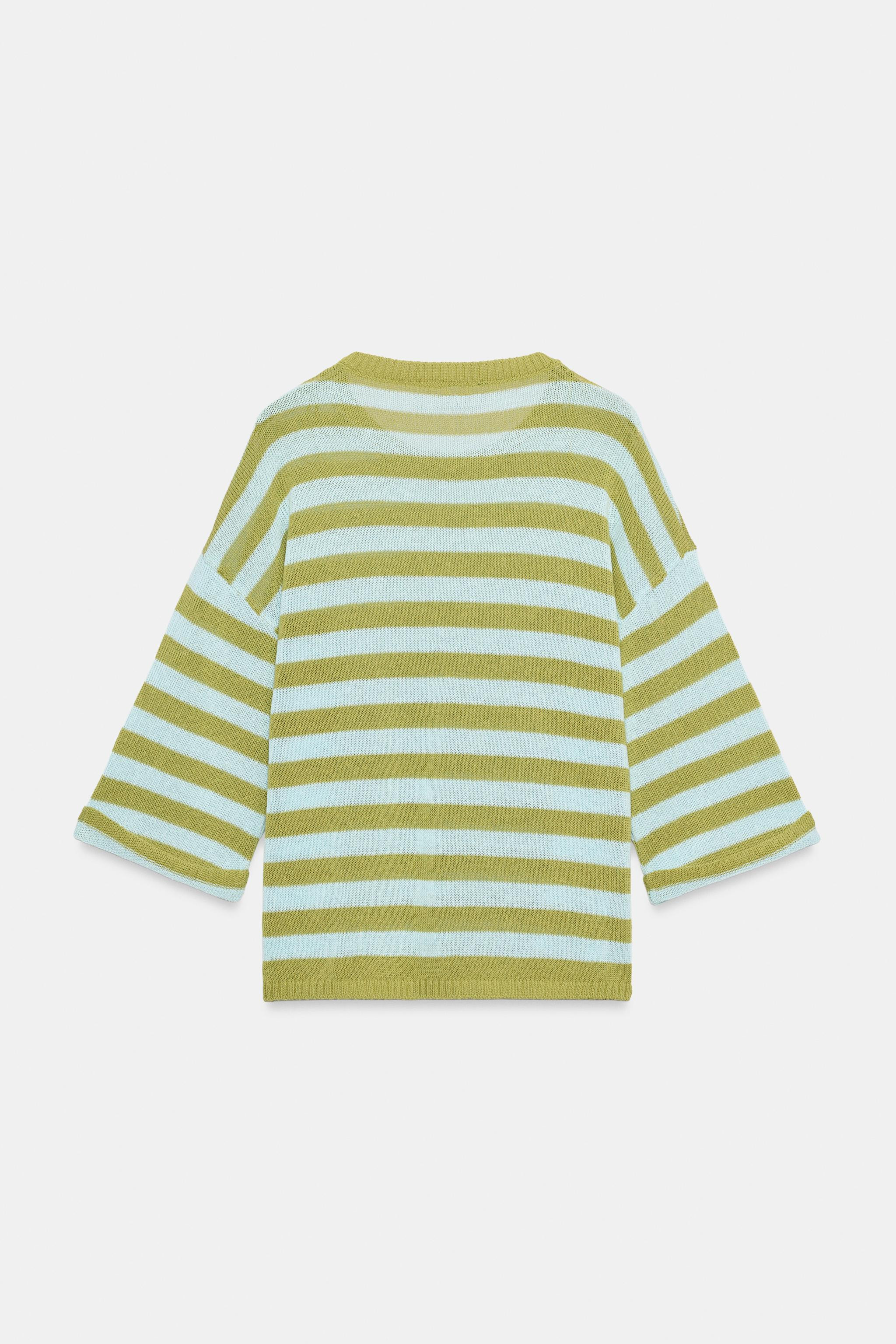 GESTREIFTER STRICKPULLOVER | Zara DE