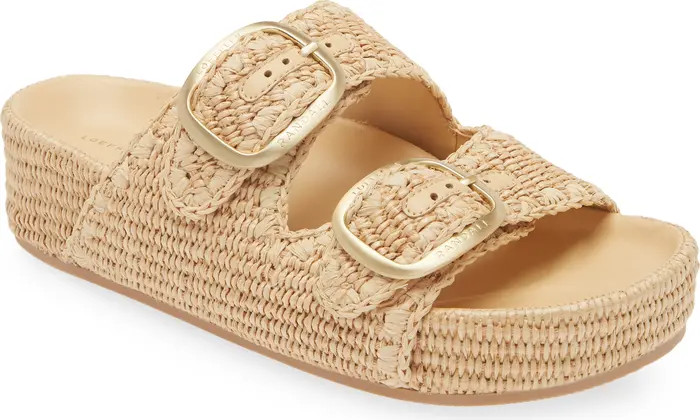 Theo Double Band Slide Sandal (Women) | Nordstrom