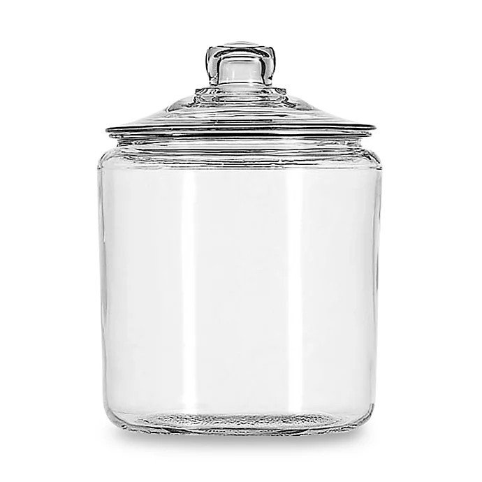 Anchor Hocking® Heritage Hill Clear Glass Canister with Lid | Bed Bath & Beyond | Bed Bath & Beyond
