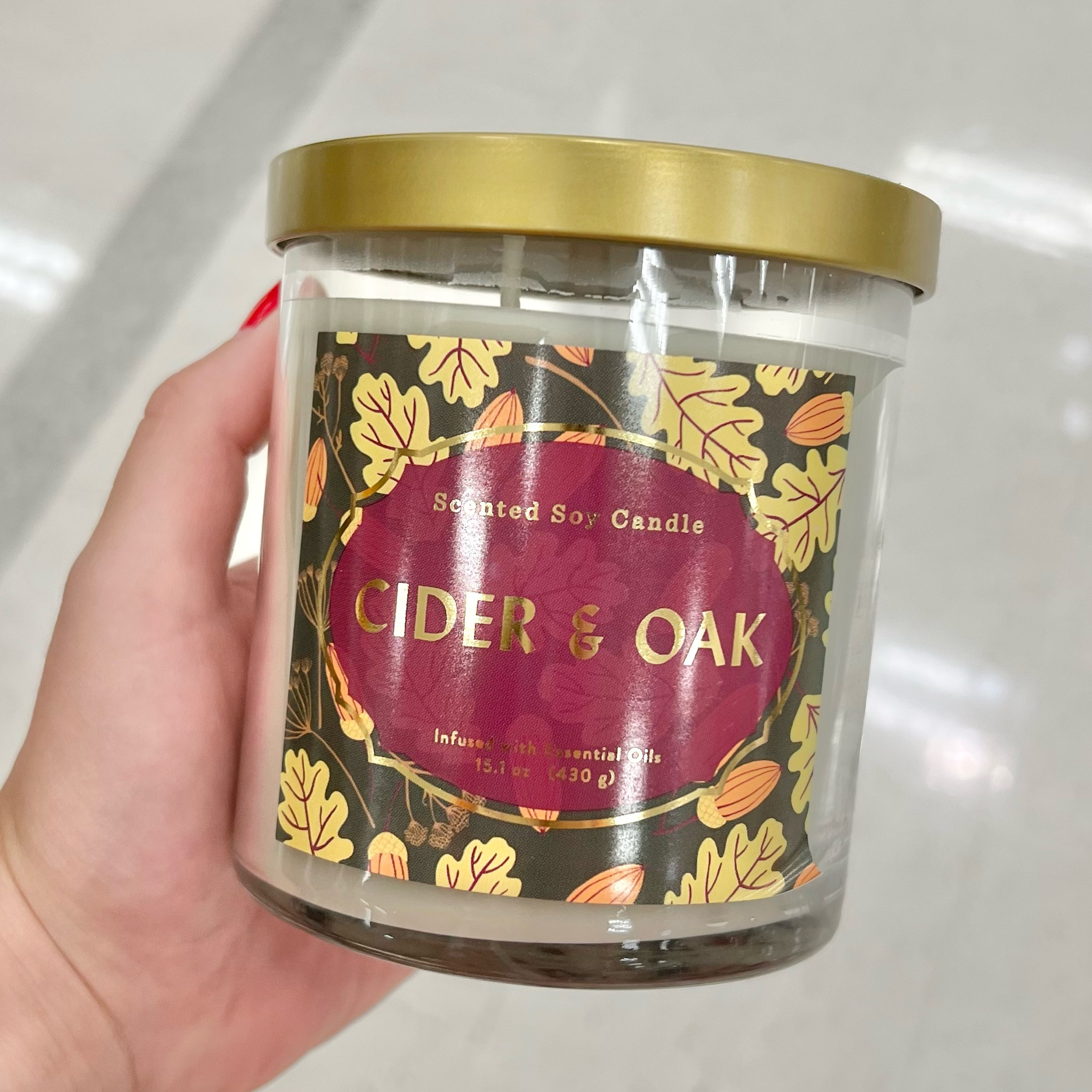 Opalhouse
Lidded Glass Jar Cider and Oak Candle 
$10.00

#LTKhome #LTKunder50