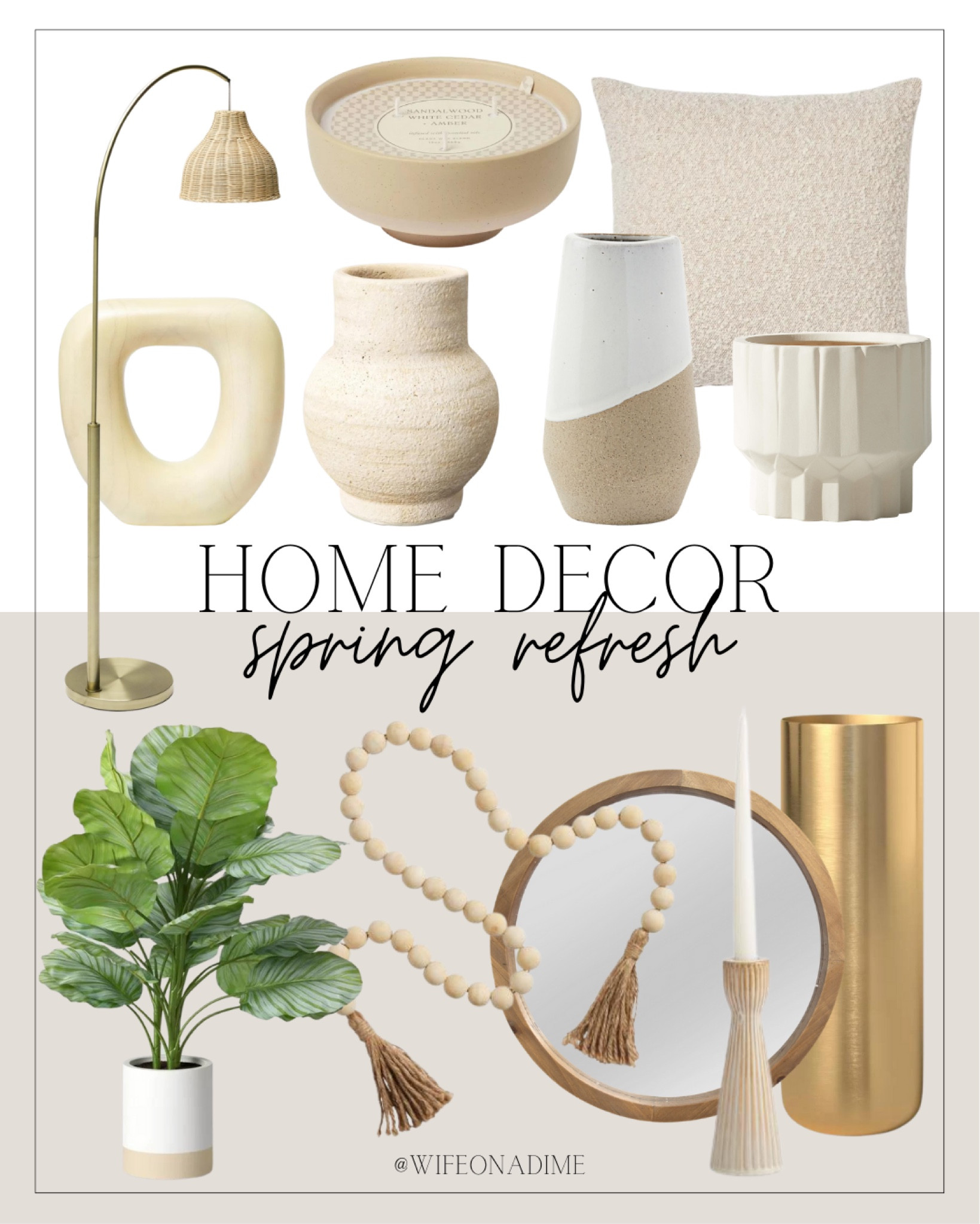 Spring decor finds I’m loving! 

Spring decor, spring refresh, decor finds, decor favorites, aesthetic decor, cohesive decor, home decor, new decor, new home decor, standing lamp, decorative object, vase, candle, planter, decorative pillow, throw pillow, fake plant, indoor plant, wood garland, round mirror, wood mirror, candle holder, candle stick, gold decor, neutral decor, west elm, target, target decor, target finds, cb2, Walmart, Walmart decor, Walmart finds, world market

#LTKhome #LTKFind