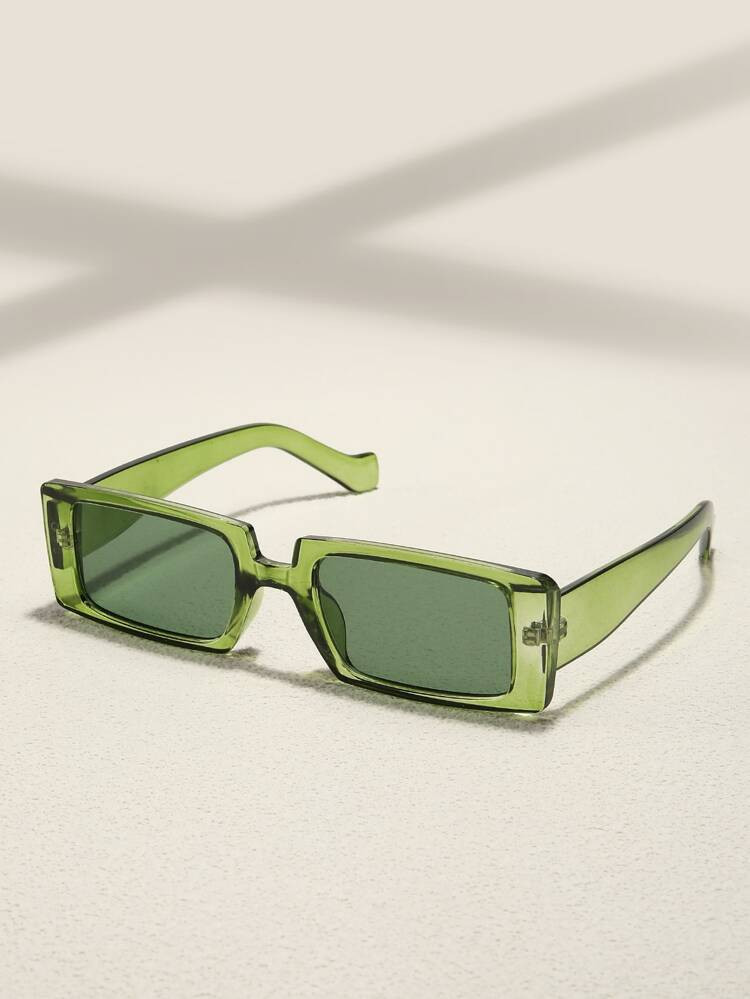 1pair Women Square Frame Fashion Glasses For Outdoor | SHEIN