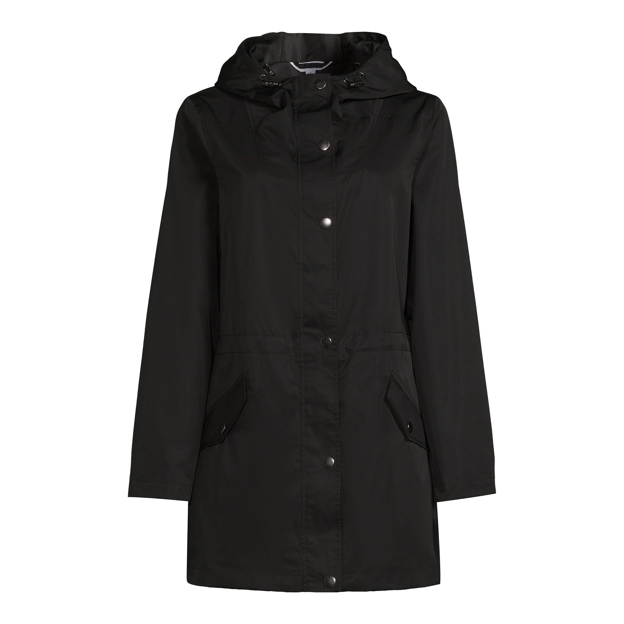 Time and Tru Women's Lightweight Anorak Jacket with Hood, Sizes XS-3X | Walmart (US)