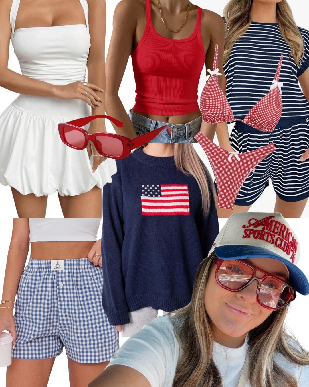 4th of July outfits ❤️

#LTKFindsUnder50 #LTKFindsUnder100 #LTKSeasonal