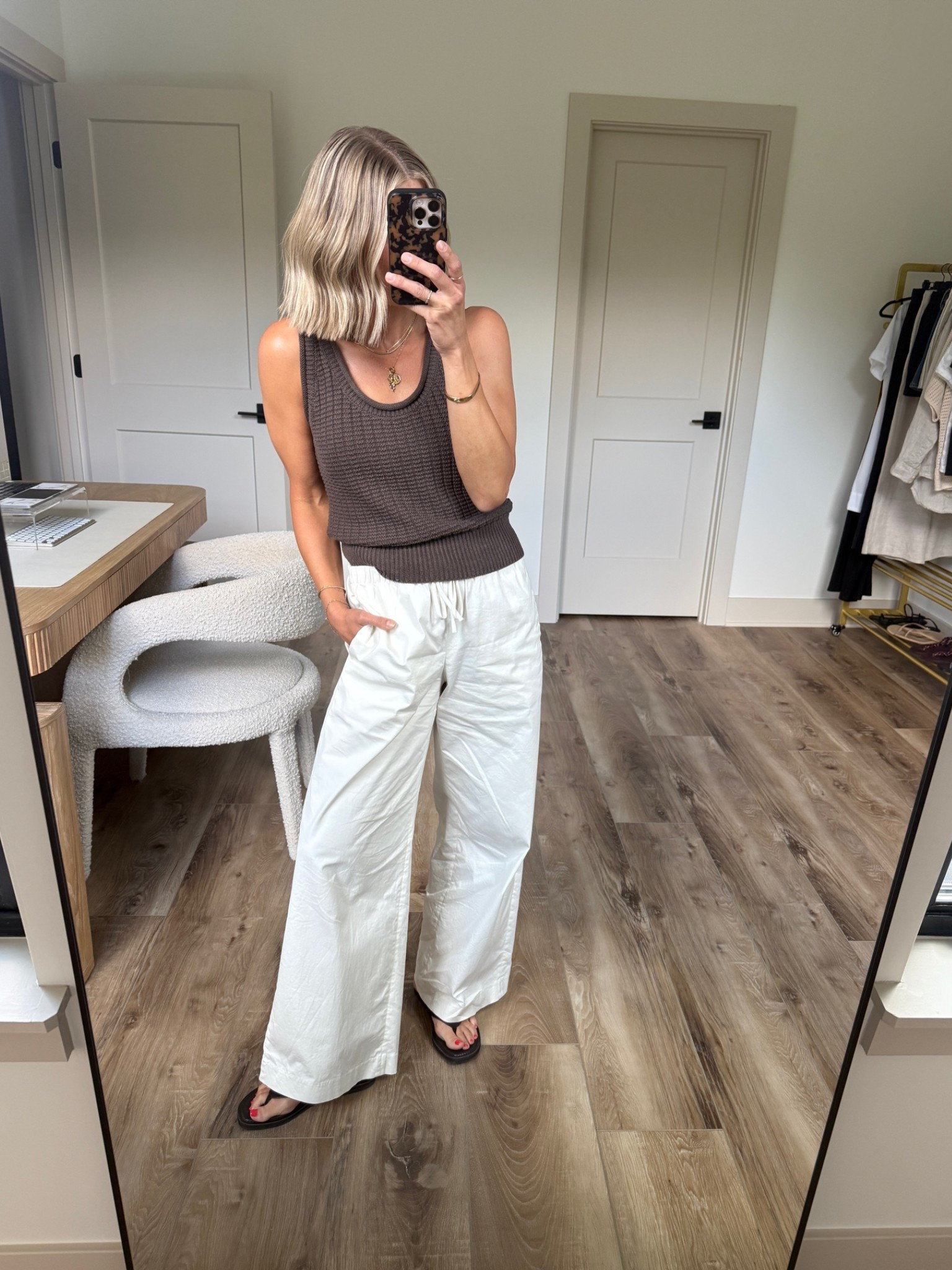 Wearing small chino pants, small tank, sandals tts

#LTKootd #LTKSeasonal #LTKOver40