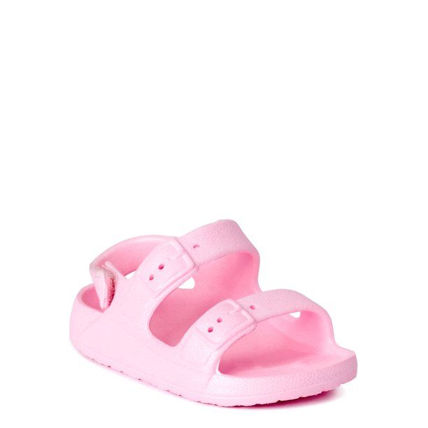 Wonder Nation EVA Footbed Back-Strap Buckle Sandal (Infant Girls) | Walmart (US)