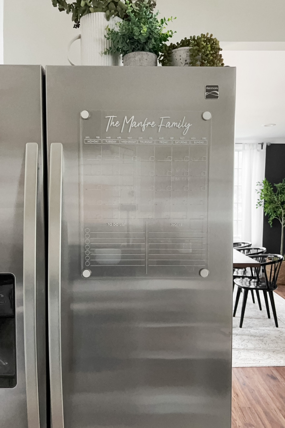 Acrylic fridge calendar kitchen decor

#LTKSeasonal #LTKhome #LTKFind