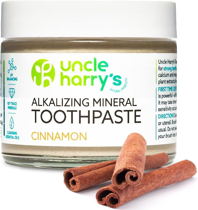 Uncle Harry's Cinnamon Remineralizing Toothpaste, 3 oz | Amazon (US)