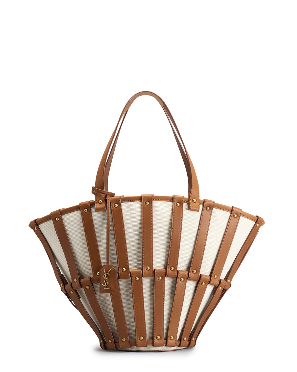 Panier YSL Cutout Basket Tote Bag | Neiman Marcus