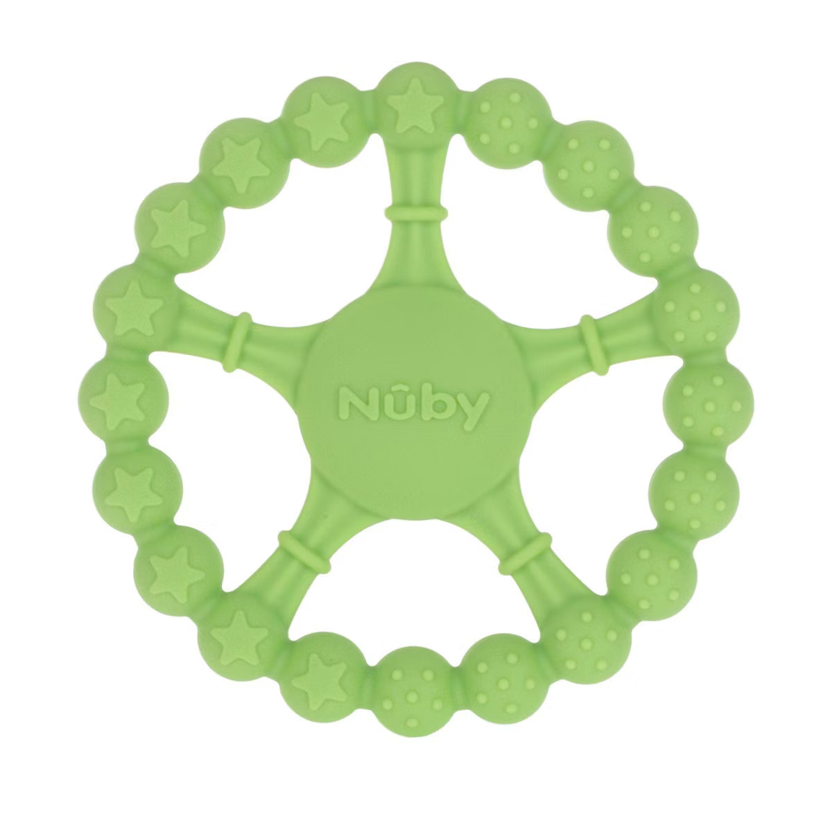 Nuby Silicone Wheel Teether - Green | Target