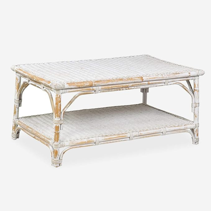 EAST at MAIN Sumba Coffee Table, White | Amazon (US)