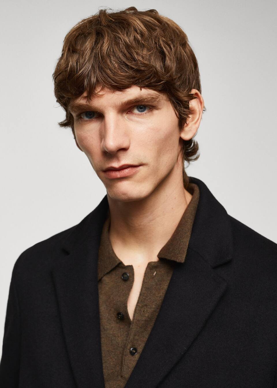 Mantel aus recycelter wolle -  Herren | Mango Man Deutschland | MANGO (DE)