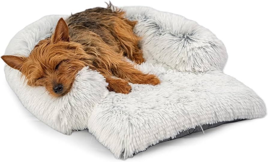 Best Friends by Sheri Nap Mat Dog Bed with Bolster - Washable Dog Bed Crate Pad with Removable Co... | Amazon (US)